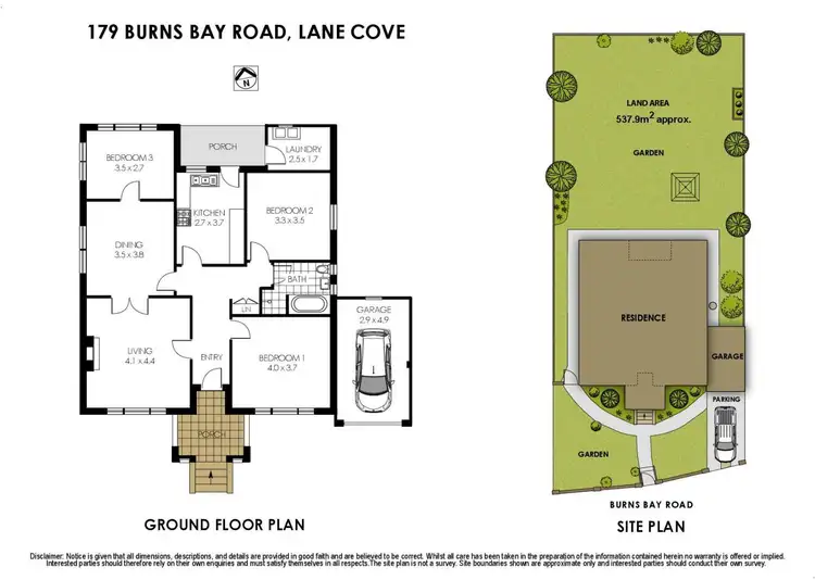 Floorplan of Homely house listing, 179 Burns Bay Road, Lane Cove NSW 2066