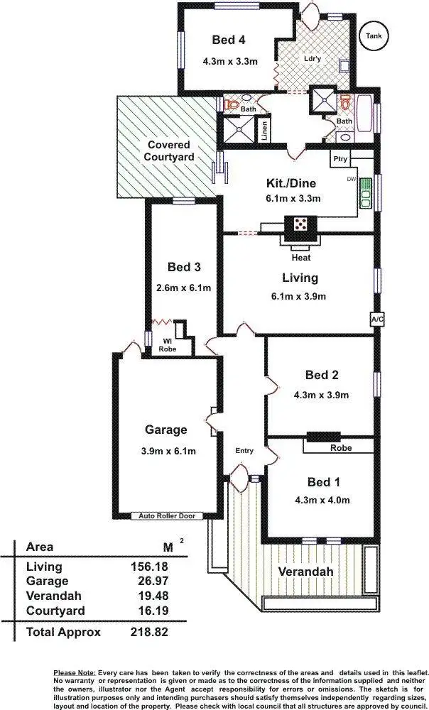 Floorplan of Homely house listing, 34 Avro Avenue, Hendon SA 5014
