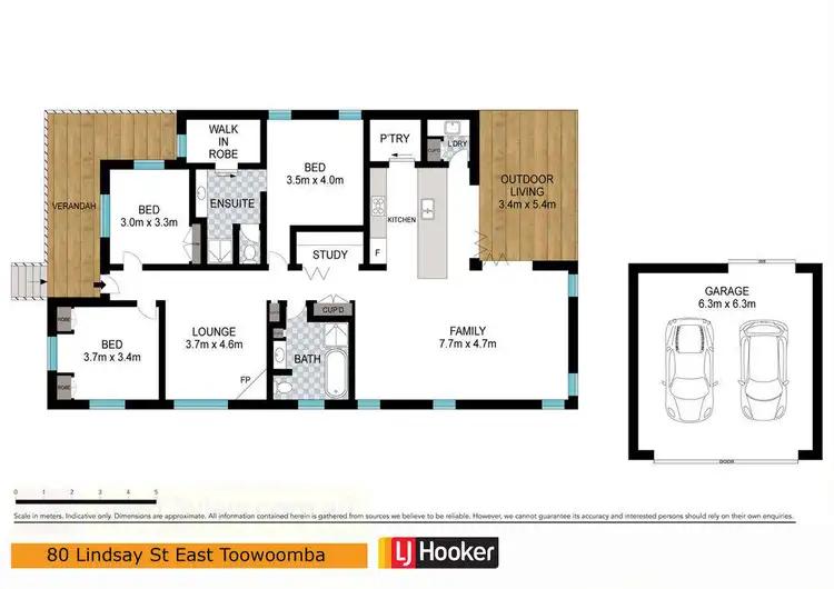 Floorplan of Homely house listing, 80 Lindsay Street, East Toowoomba QLD 4350