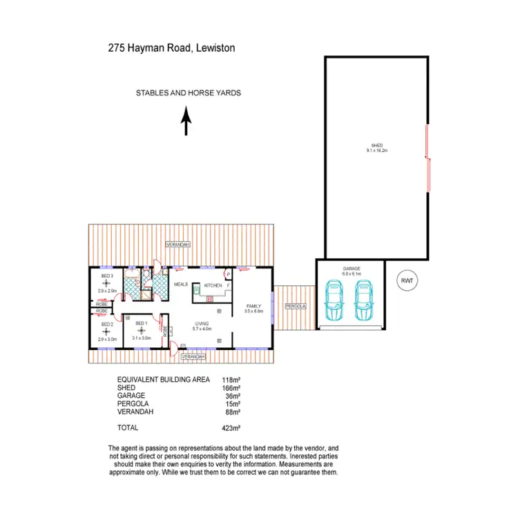 Floorplan of Homely house listing, 275 Hayman Road, Lewiston SA 5501