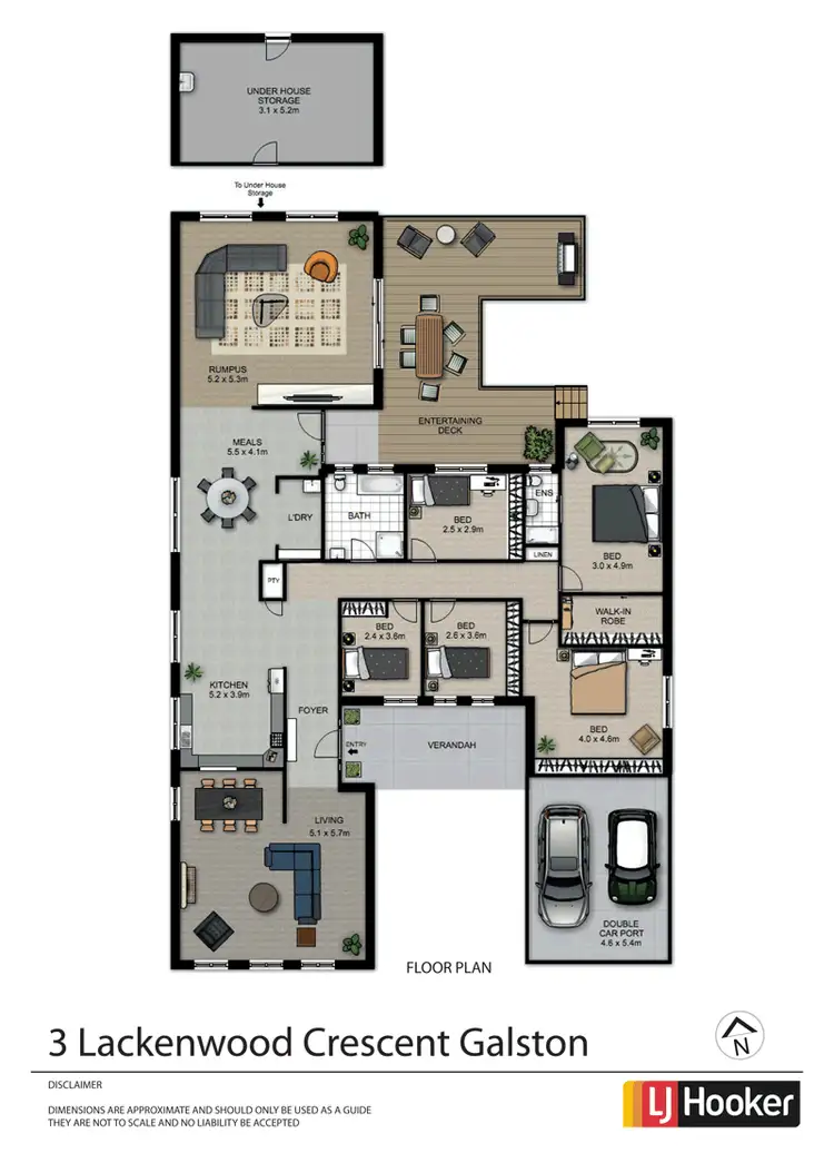 Floorplan of Homely house listing, Address available on request