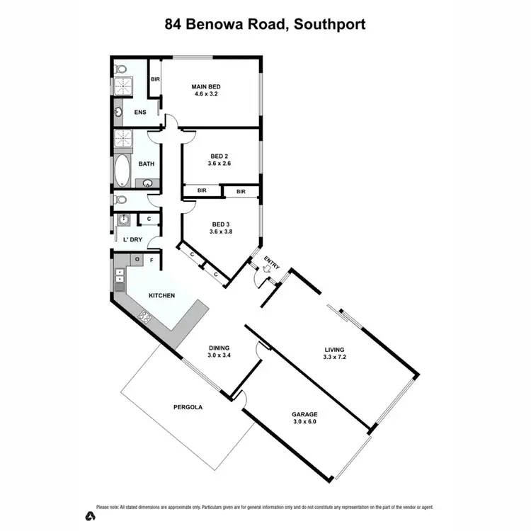 Floorplan of Homely house listing, 84 Benowa Road, Southport QLD 4215
