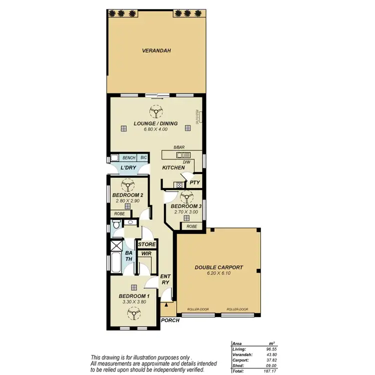Floorplan of Homely house listing, 41 Charlotte Drive, Paralowie SA 5108