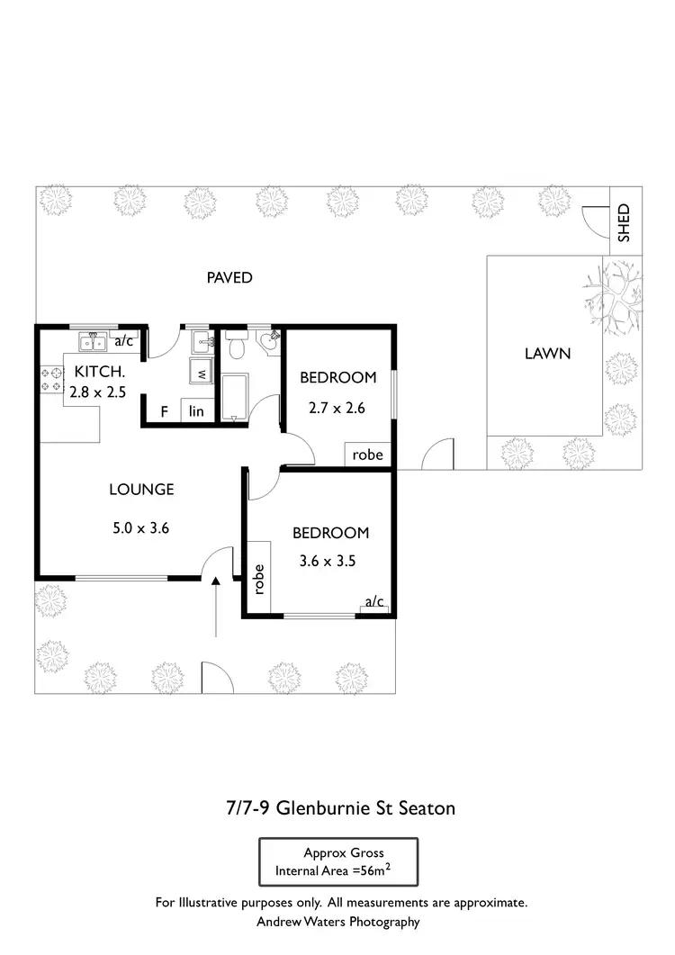 Floorplan of Homely unit listing, 7/7-9 Glenburnie Street, Seaton SA 5023