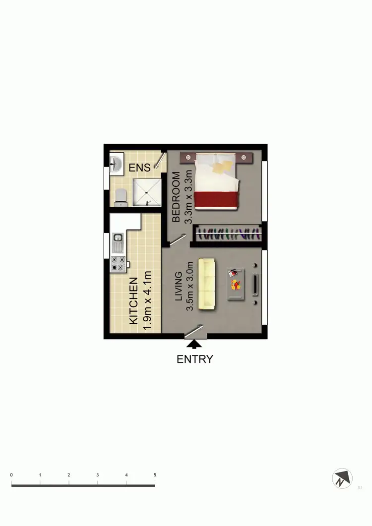 Floorplan of Homely apartment listing, 6/9 Devonport Street, Lyons ACT 2606