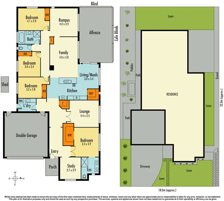 Floorplan of Homely house listing, 8 Silverleaf Crescent, Officer VIC 3809