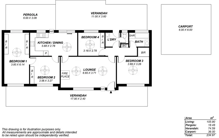 Floorplan of Homely house listing, 22 Gilks Road, Lewiston SA 5501