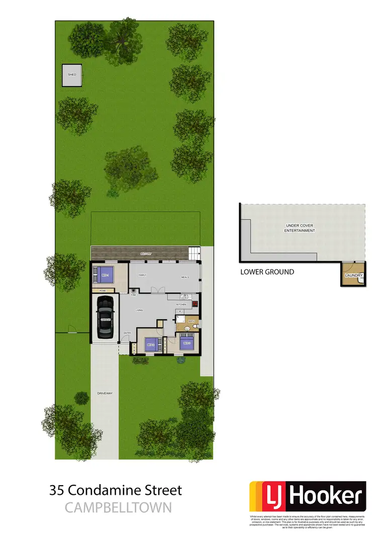 Floorplan of Homely house listing, 35 Condamine Street, Campbelltown NSW 2560