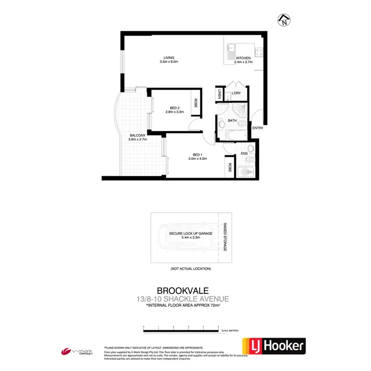 Floorplan of Homely apartment listing, 13/8-10 Shackel Avenue, Brookvale NSW 2100