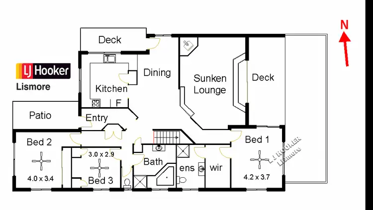 Floorplan of Homely house listing, 27 Pineview Drive, Goonellabah NSW 2480