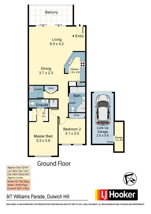 Floorplan of Homely apartment listing, 9/7 Williams Parade, Dulwich Hill NSW 2203