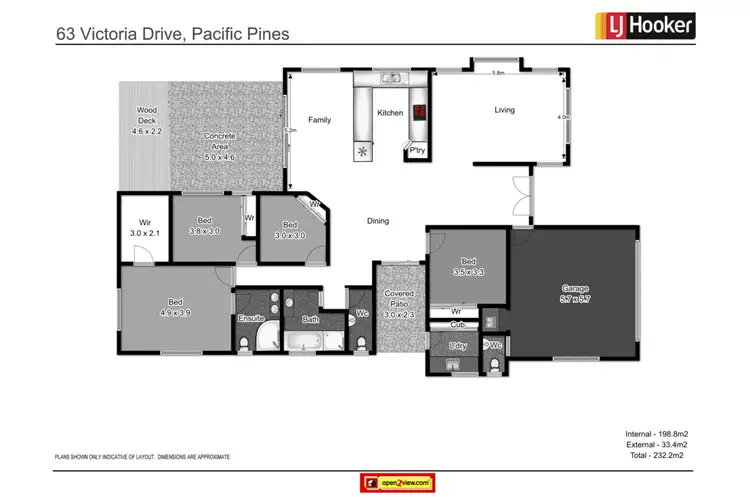 Floorplan of Homely house listing, 63 Victoria Drive, Pacific Pines QLD 4211