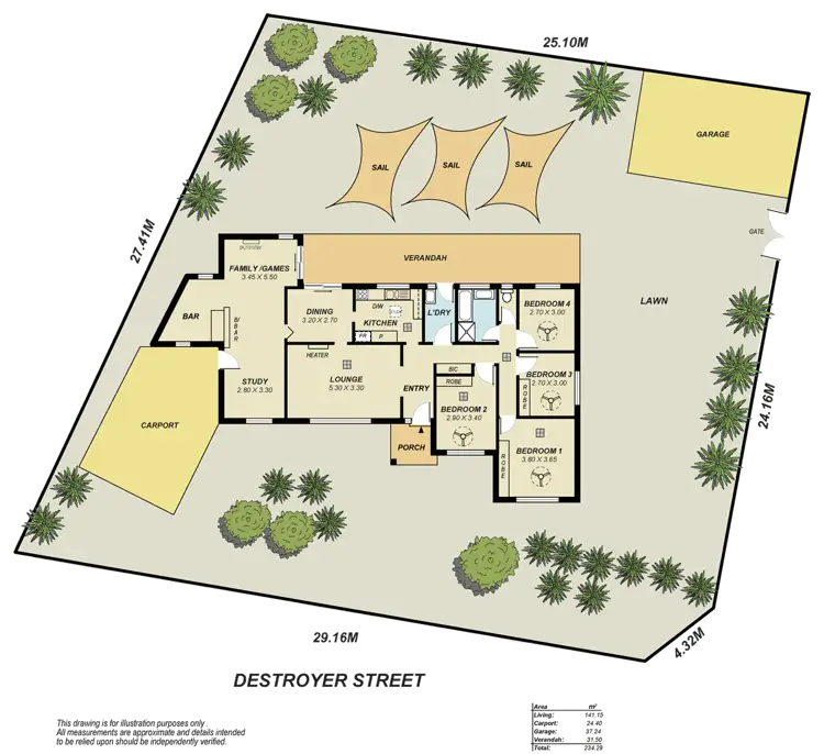 Floorplan of Homely house listing, 14 Destroyer Street, Salisbury Heights SA 5109