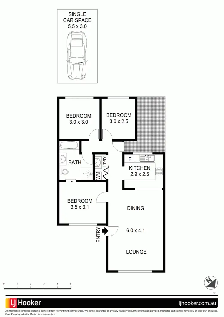 Floorplan of Homely villa listing, 7/300 Jersey Road, Plumpton NSW 2761