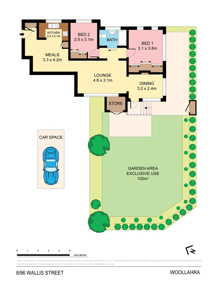 Floorplan of Homely apartment listing, 8/96 Wallis Street, Woollahra NSW 2025