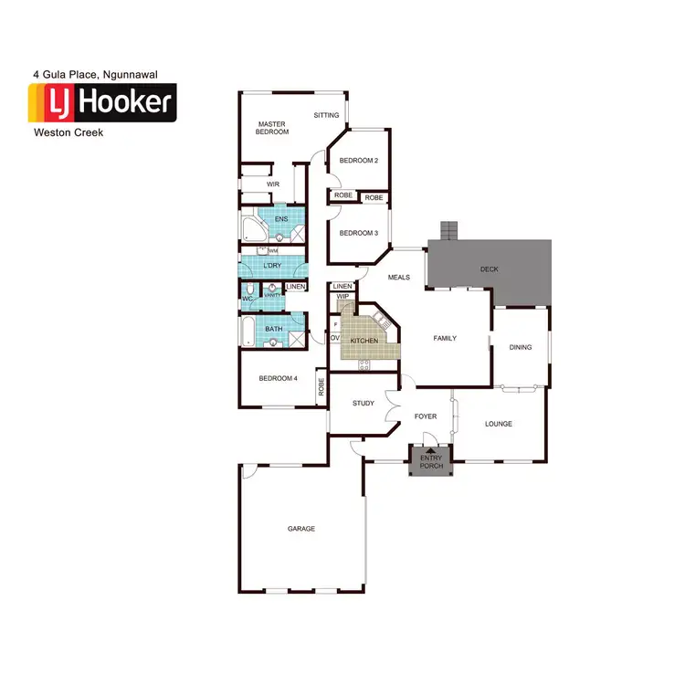 Floorplan of Homely house listing, 4 Gula Place, Ngunnawal ACT 2913
