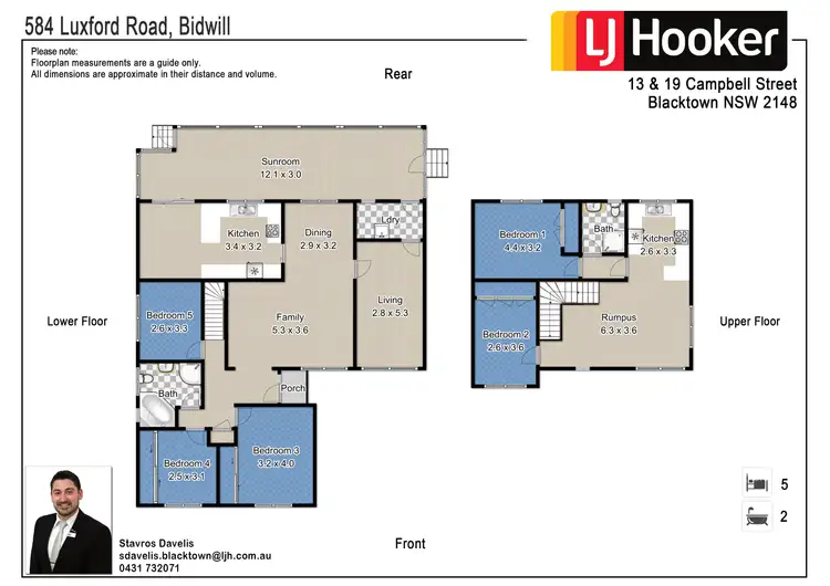 Floorplan of Homely house listing, 584 Luxford Road, Bidwill NSW 2770