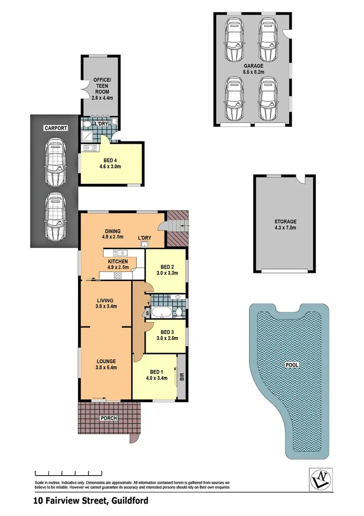Floorplan of Homely house listing, 10 Fairview Street, Guildford NSW 2161