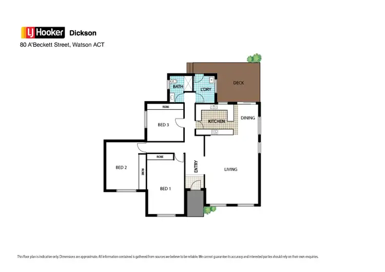 Floorplan of Homely house listing, 80 ABeckett Street, Watson ACT 2602