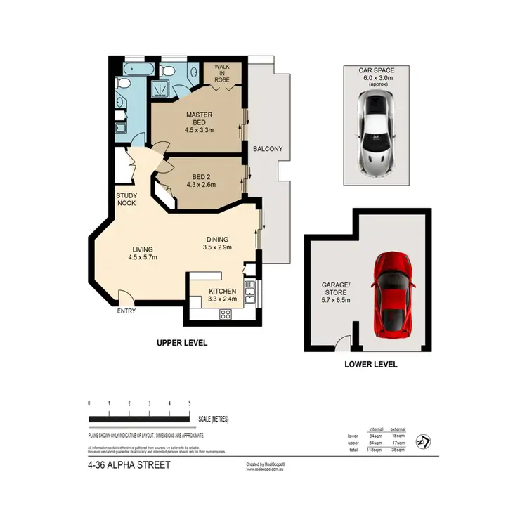 Floorplan of Homely unit listing, 4/36 Alpha Street, Taringa QLD 4068