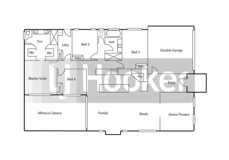 Floorplan of Homely house listing, 34 Diamantina Circuit, Harrington NSW 2427