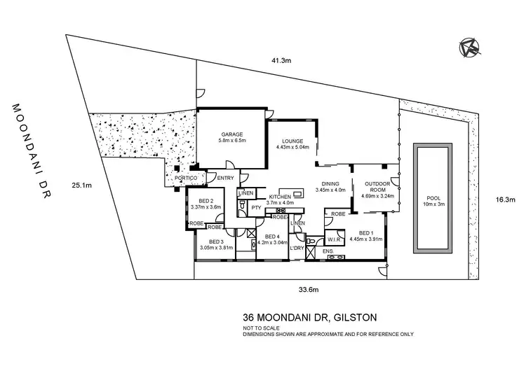 Floorplan of Homely house listing, 36 Moondani Drive, Gilston QLD 4211