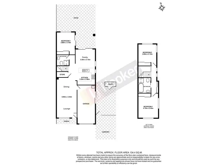 Floorplan of Homely house listing, 13 Maryland Place, Parkinson QLD 4115