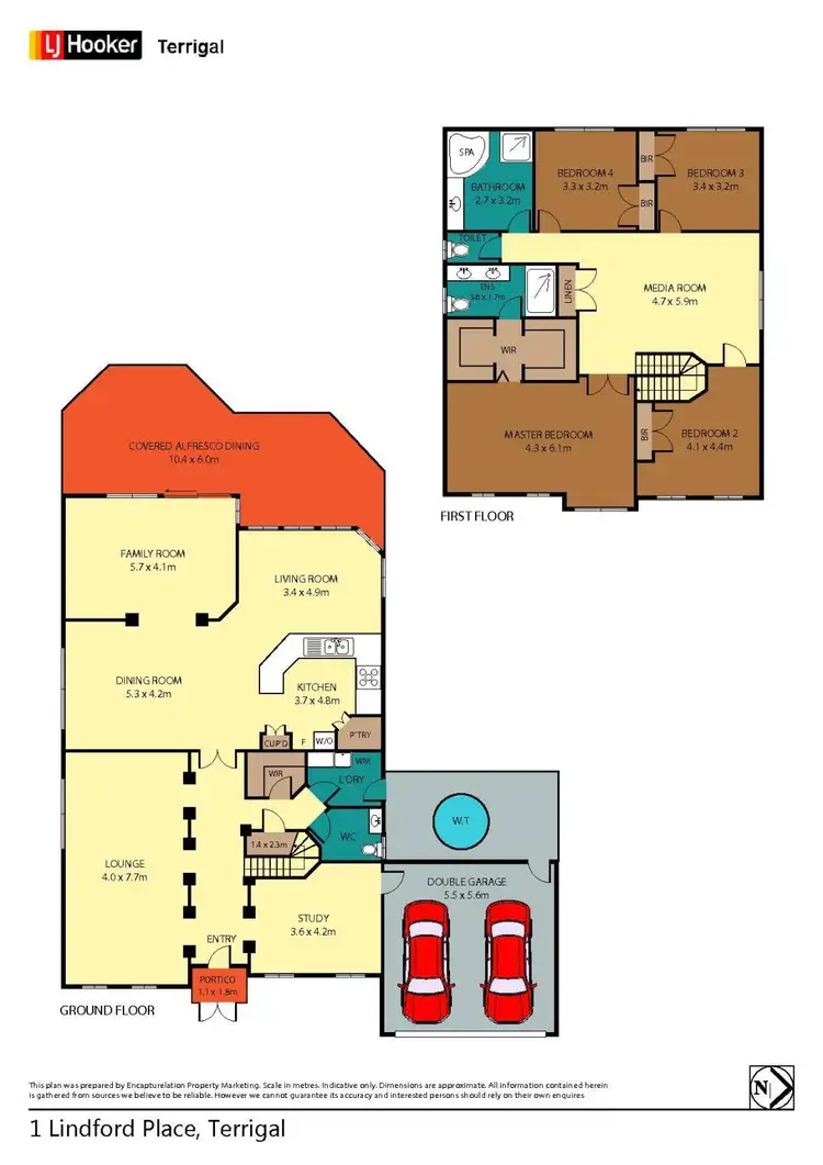 Floorplan of Homely house listing, 1 Lindford Place, Terrigal NSW 2260