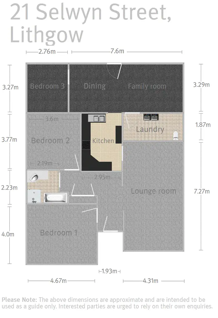 Floorplan of Homely house listing, 21 Selwyn Street, Lithgow NSW 2790