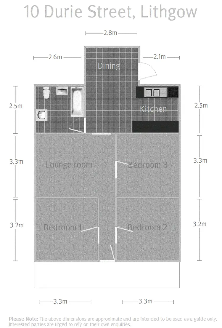 Floorplan of Homely house listing, 10 Durie Street, Lithgow NSW 2790