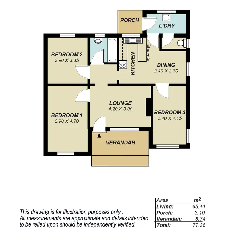 Floorplan of Homely house listing, 32 Broadmeadows Road, Elizabeth North SA 5113