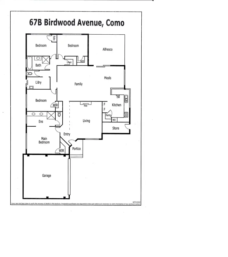 Floorplan of Homely house listing, 67B Birdwood Avenue, Como WA 6152