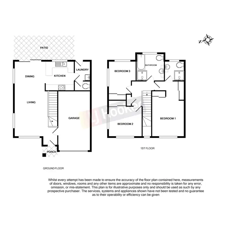 Floorplan of Homely townhouse listing, 40/16 Lakefield Place, Runcorn QLD 4113