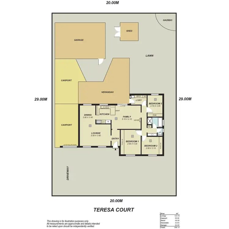 Floorplan of Homely house listing, 11 Teresa Court, Paralowie SA 5108