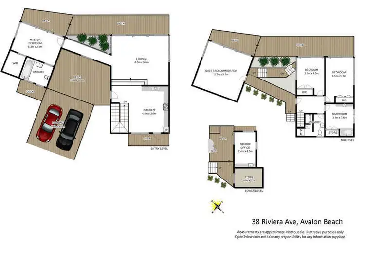 Floorplan of Homely house listing, 38 Riviera Avenue, Avalon Beach NSW 2107