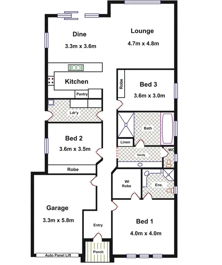 Floorplan of Homely house listing, Unit 4/13 Chrystal Street, Goolwa SA 5214