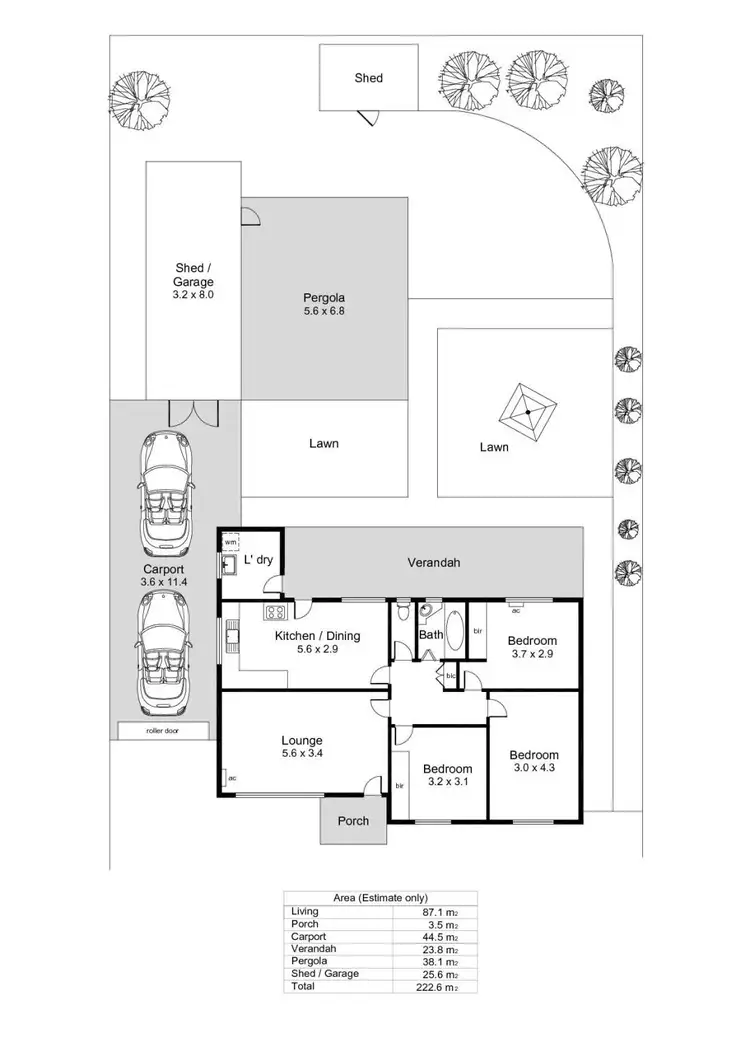 Floorplan of Homely house listing, 7 Diosma Crescent, Lockleys SA 5032