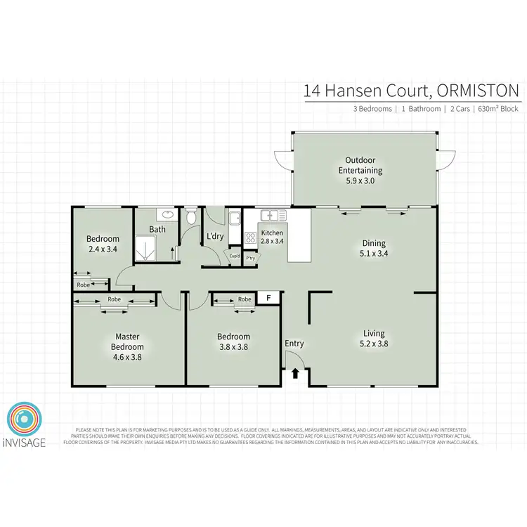 Floorplan of Homely house listing, 14 Hansen Court, Ormiston QLD 4160