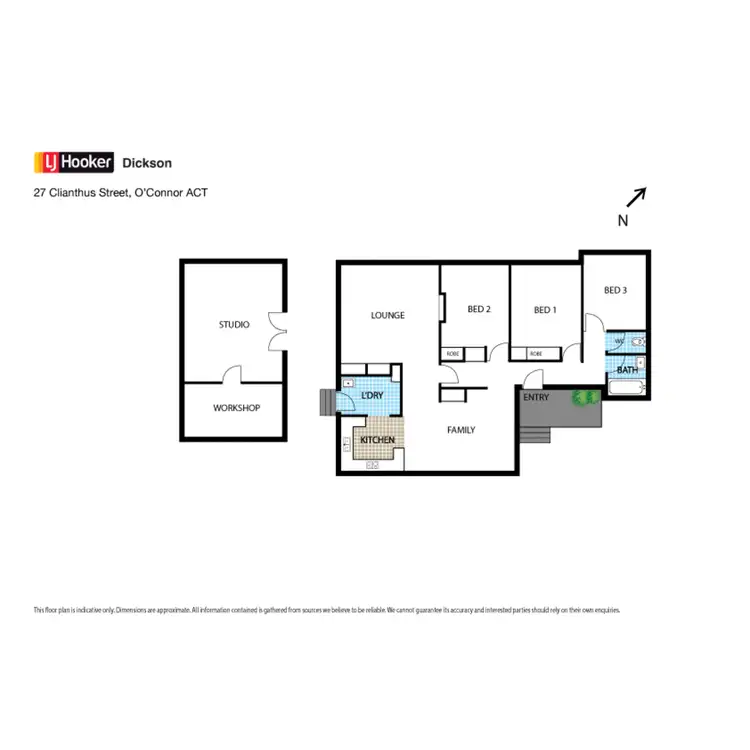 Floorplan of Homely house listing, 27 Clianthus Street, O'connor ACT 2602
