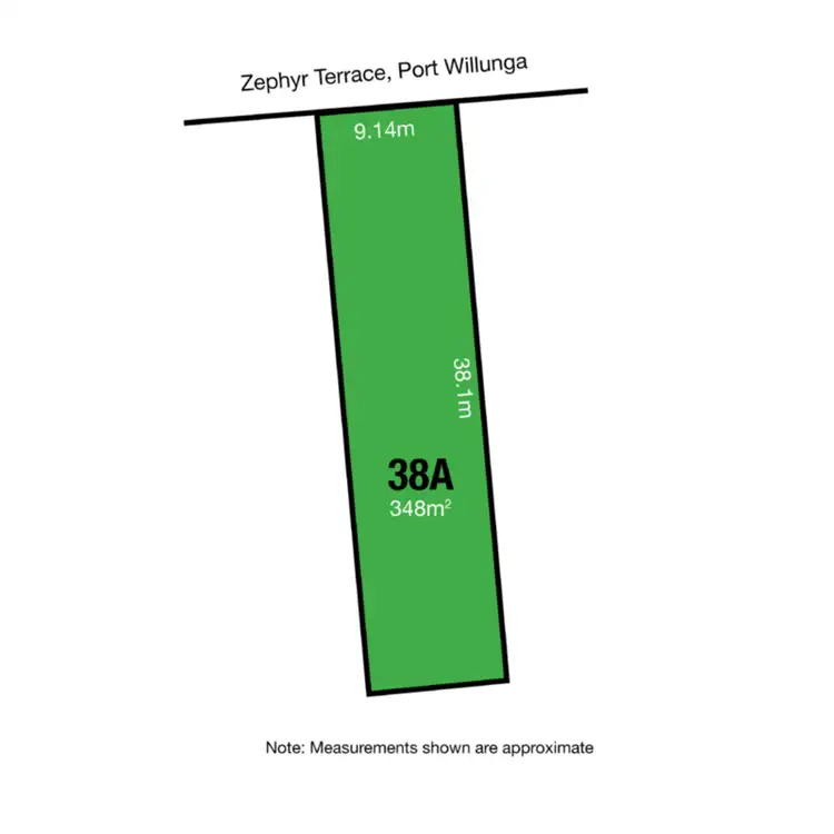 Floorplan of Homely land listing, 38A Zephyr Terrace, Port Willunga SA 5173
