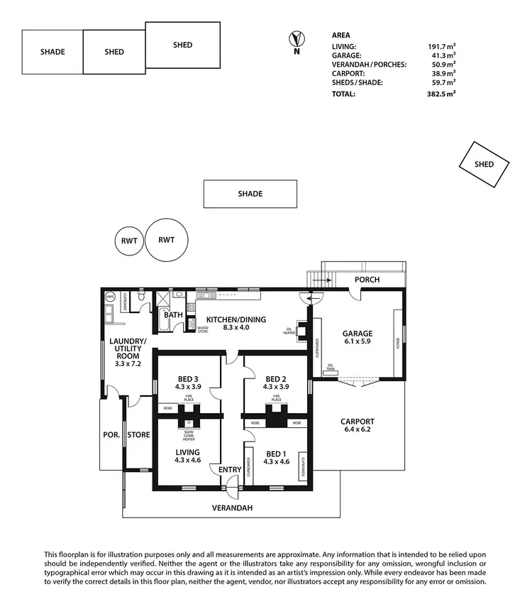 Floorplan of Homely house listing, 2 Pridmore Terrace, Mount Barker SA 5251