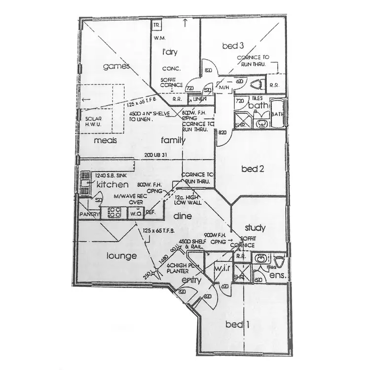 Floorplan of Homely house listing, 34 Tamarisk Drive, Halls Head WA 6210