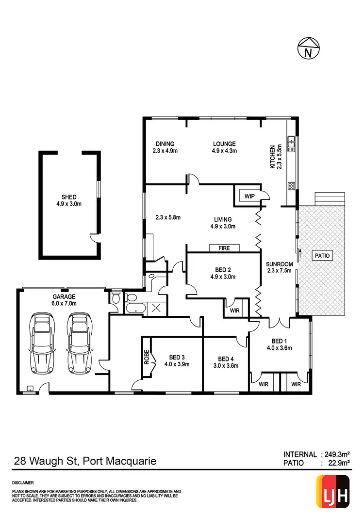 Floorplan of Homely house listing, 28 & 30 Waugh Street, Port Macquarie NSW 2444
