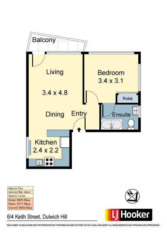 Floorplan of Homely apartment listing, 6/4 Keith Street, Dulwich Hill NSW 2203