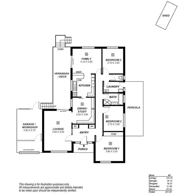 Floorplan of Homely house listing, 5 Iota Court, Modbury North SA 5092