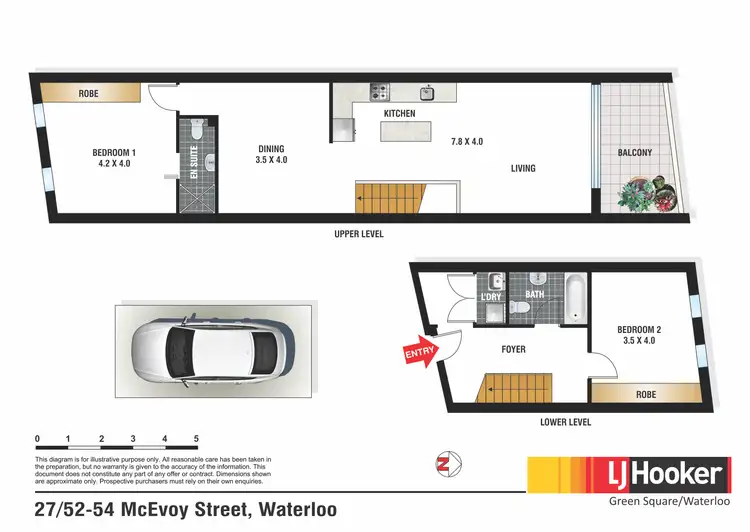 Floorplan of Homely apartment listing, 27/52 McEvoy Street, Waterloo NSW 2017