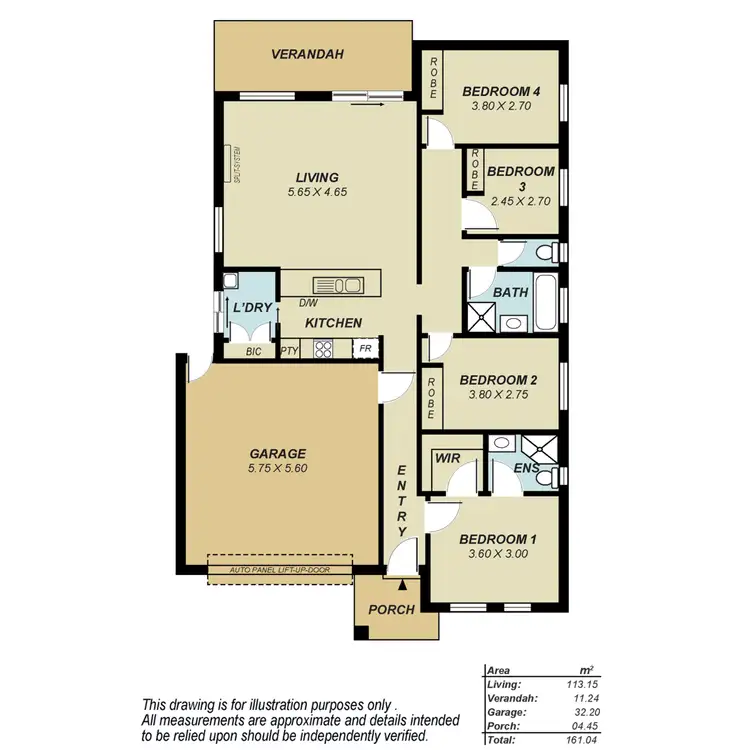 Floorplan of Homely house listing, 19 Brandis Road, Munno Para West SA 5115