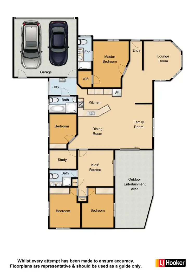 Floorplan of Homely house listing, 66 Whipbird Place, Aspley QLD 4034