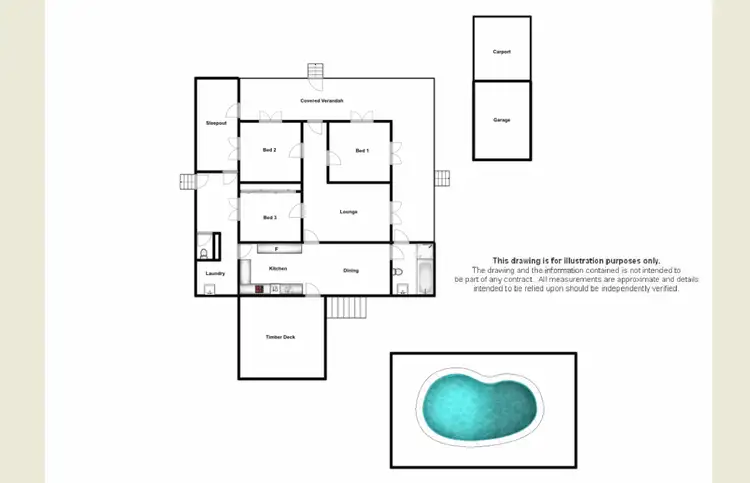 Floorplan of Homely house listing, 25 Adams Street, Coraki NSW 2471