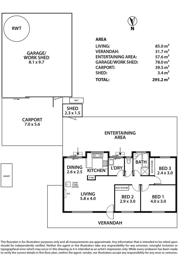 Floorplan of Homely house listing, 46 Matthew Smillie Drive, Nairne SA 5252